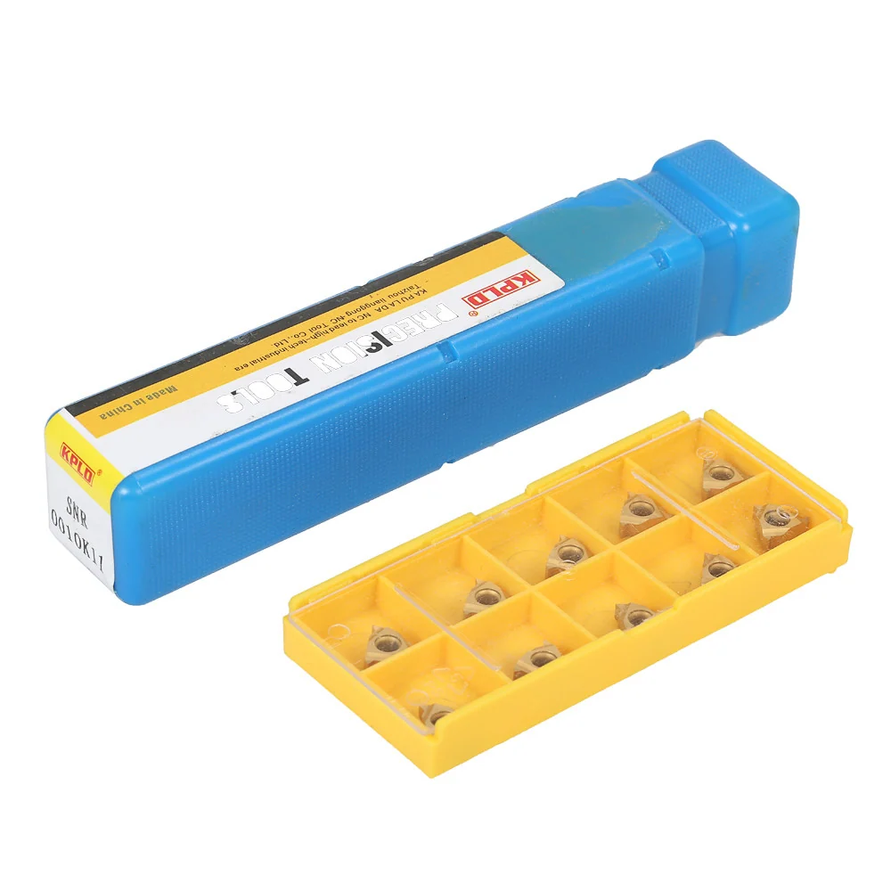 SNR0010K11 Internal Lathe Threading Boring Bar Holder + 10pcs/box 11IR A60 Inserts + T8 Wrench CNC Turning Tool Dynagem