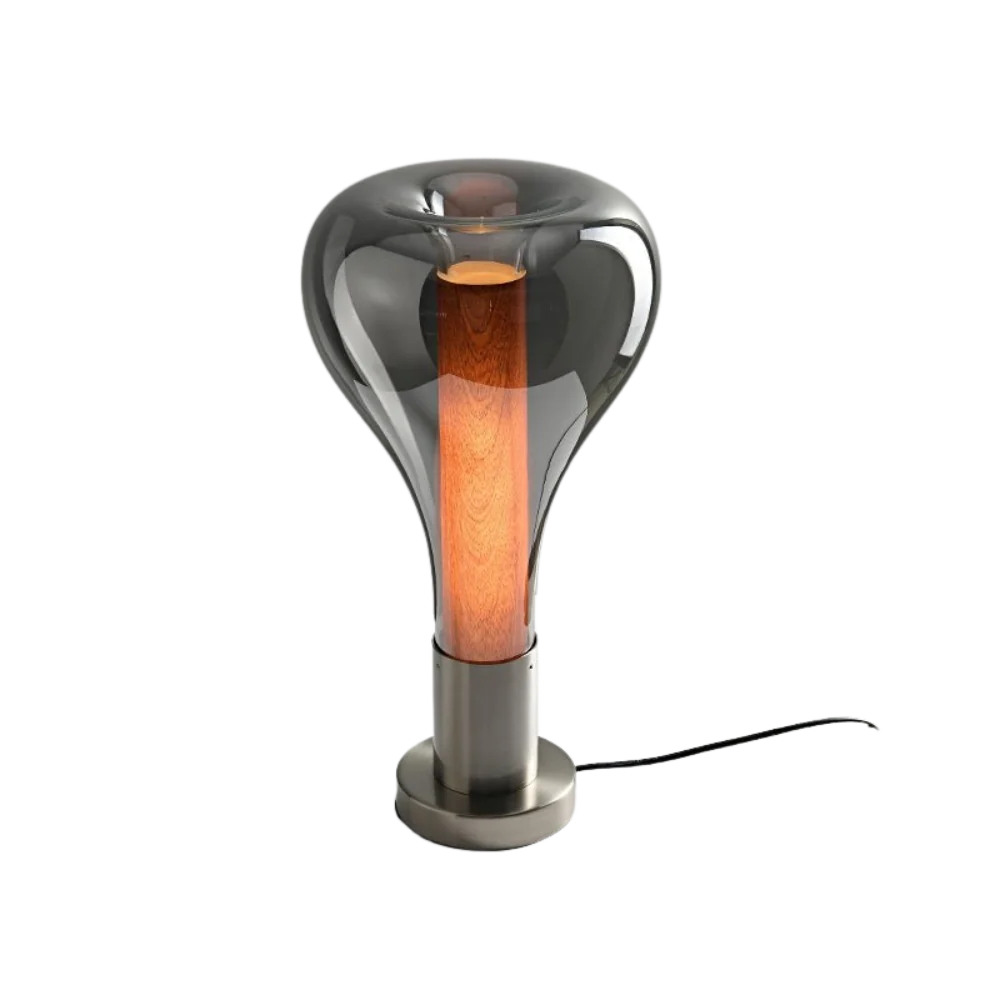 LavaGlow – Stämningsfull bordslampa med LED-belysning och kreativ glasdesign