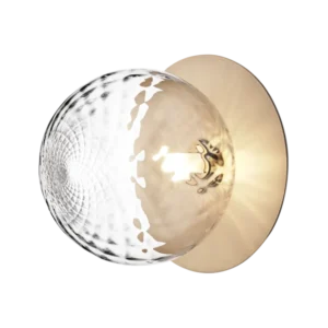Liila 1 vägg- och taklampa, nordic aurum / optic clear • NUURA Small
