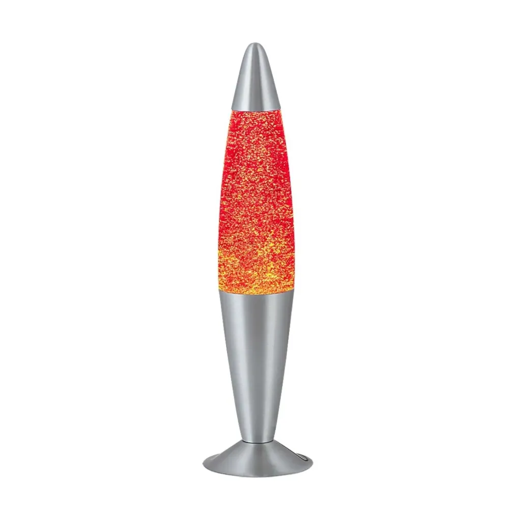 Rabalux lampa, typ lave, med glitter, 25W, orange. Enchant med sitt glittrande sken och unika design. Skapar en varm och p...