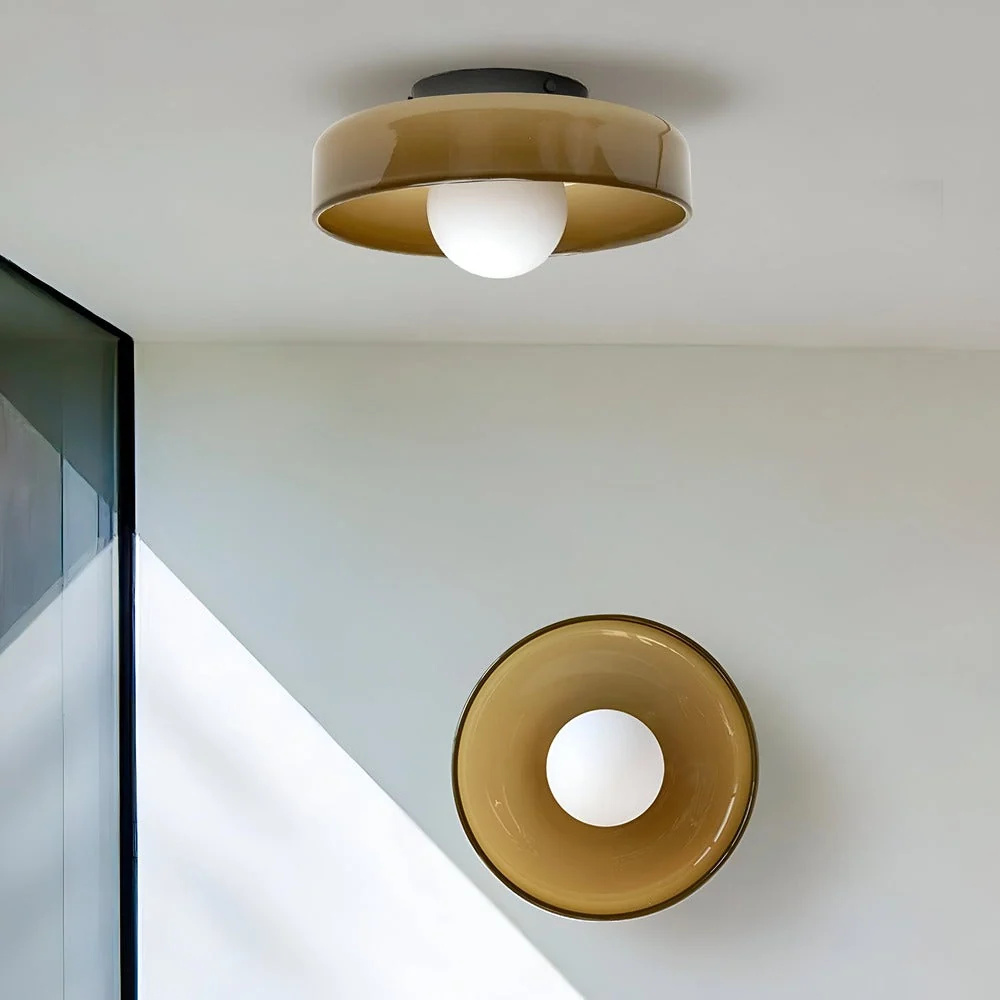 Soléra Glow – Nordisk Glas-Taklampa i Tangerine Design Vit