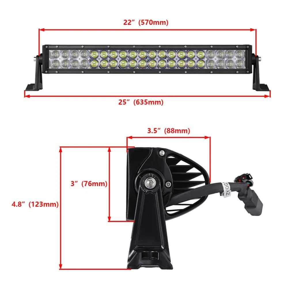 5D CREE RGB 21″ LED Ljusramp - 180W.