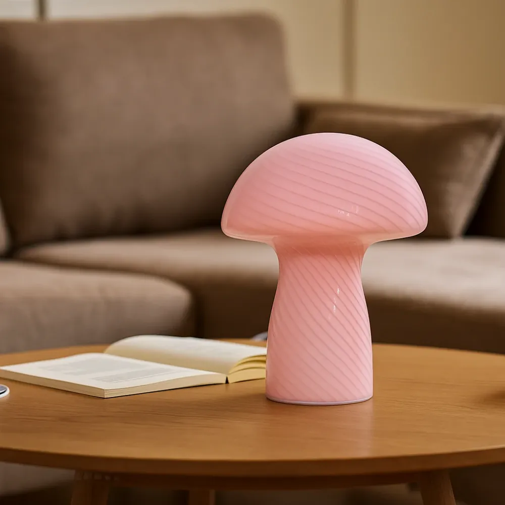 Ida Mushroom LED-lampa salmon 24 cm