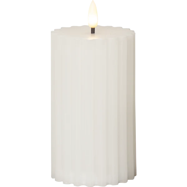 LED Blockljus Flamme Stripe Pärla 15 cm