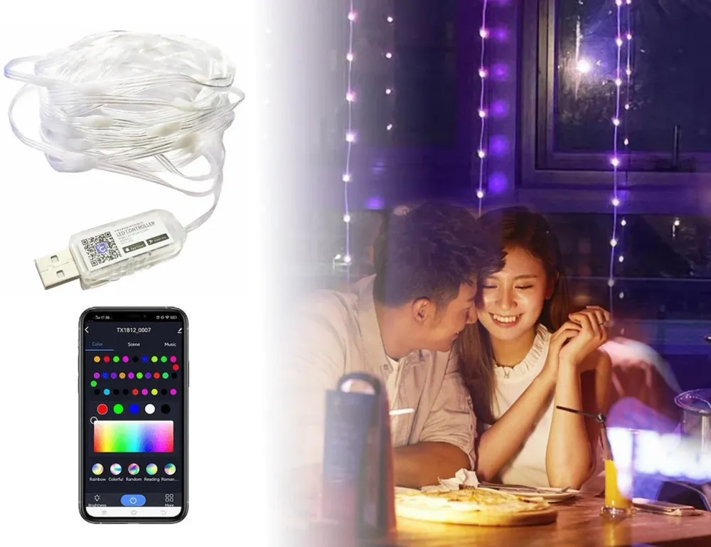 Wi-fi LED-strip 5m: Lys upp ditt hem Remote Control