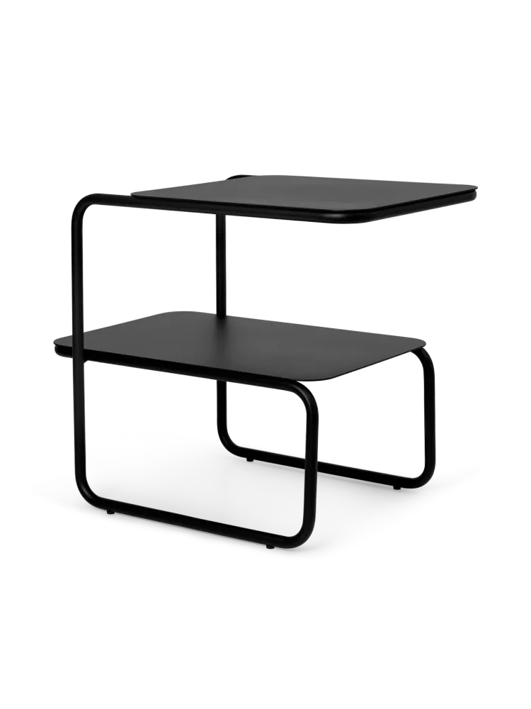 Level Side Table - Black Easy Read Vials