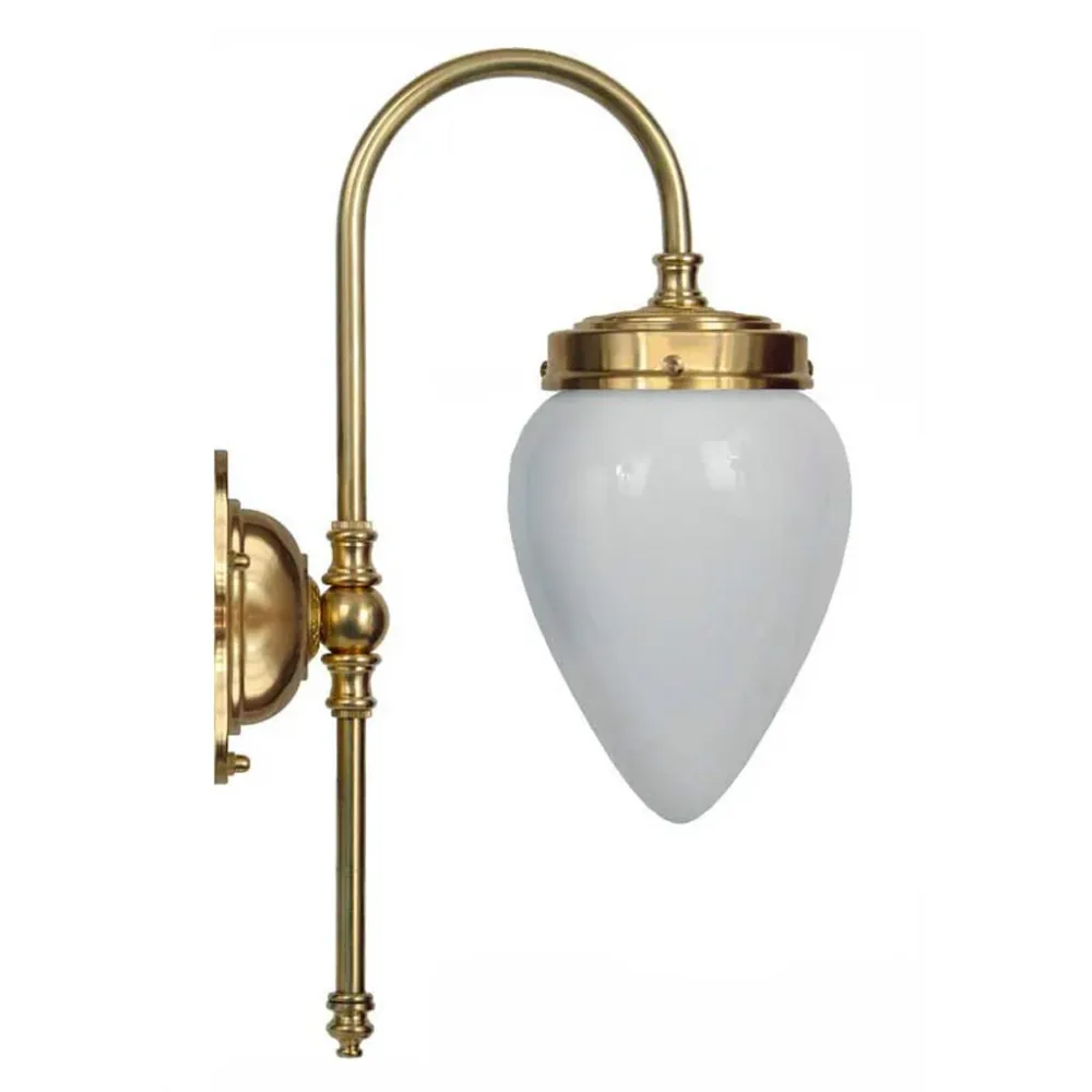 Badrumslampa Blomberg golden metal
