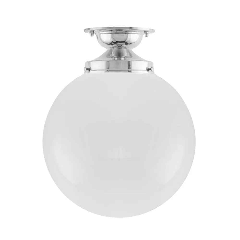 Badrumslampa tak förnicklad warm alloy Lundkvist