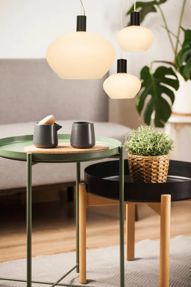 BELL fönsterlampa, svart/vit Tunable White
