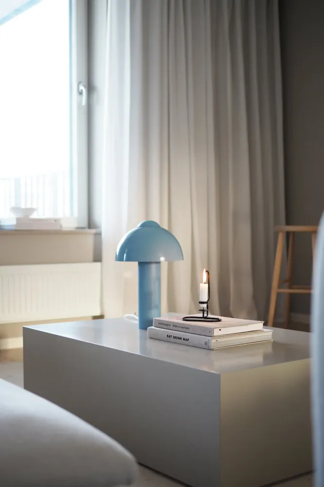 Bordslampa Buddy 23 Ljusblå