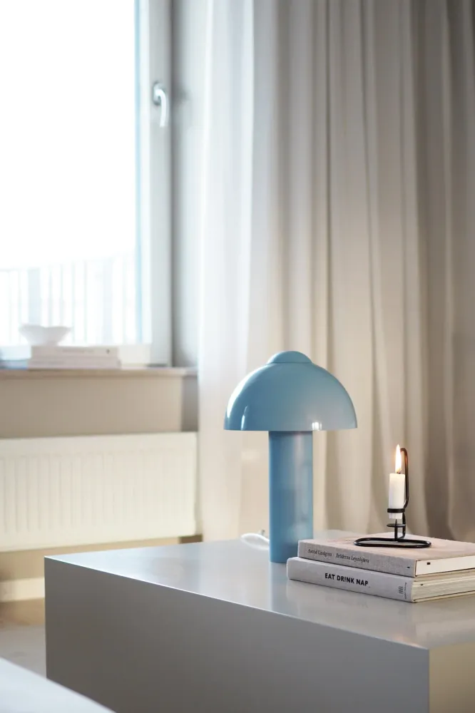 Bordslampa Buddy 23 Ljusblå