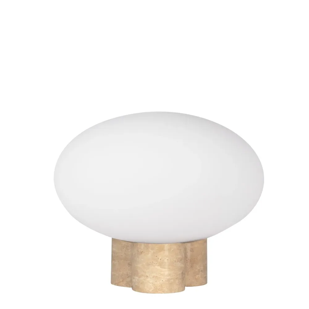 Bordslampa Mammut 30 Travertin