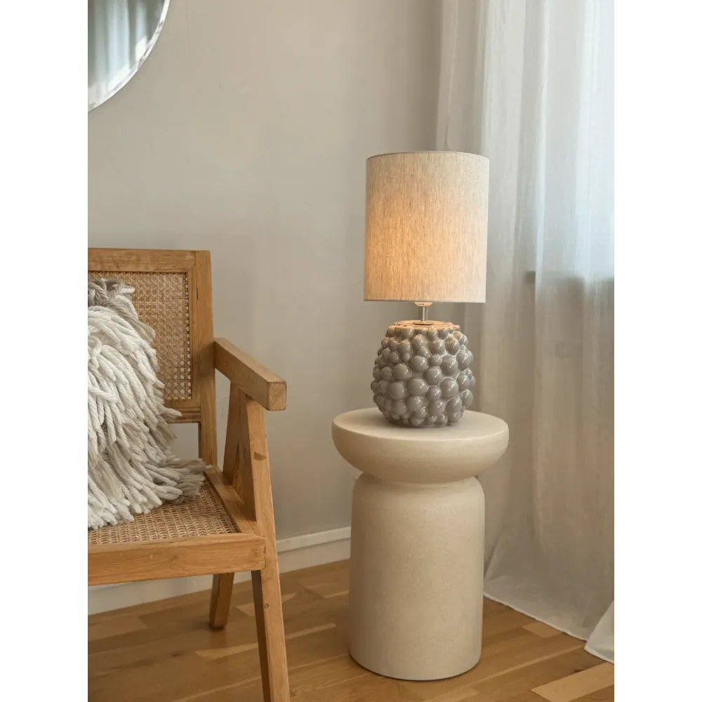 BUBBLES bordslampa, naturvit/beige 25,000 Hour Life
