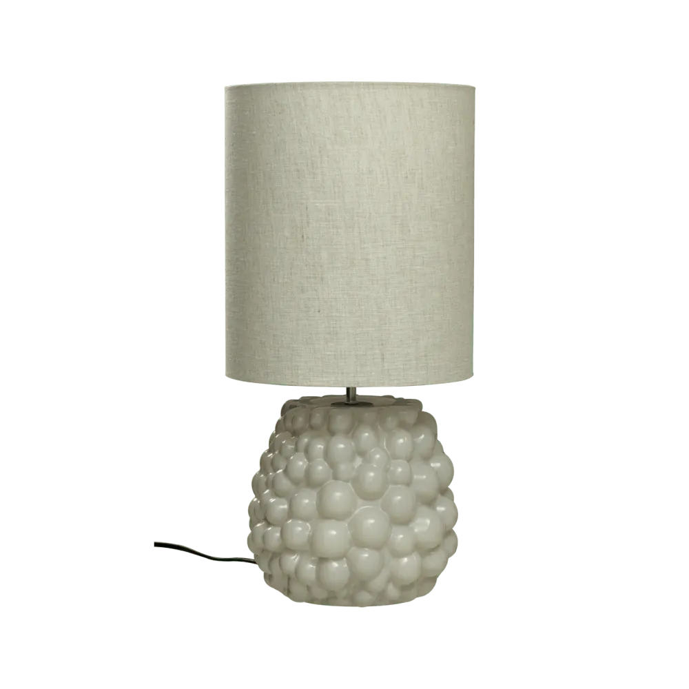 BUBBLES bordslampa, naturvit/beige 25,000 Hour Life