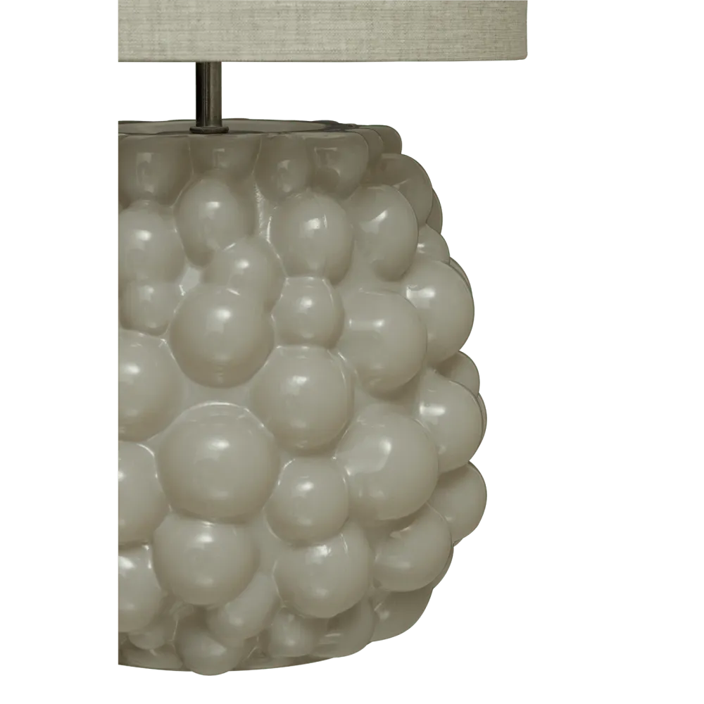 BUBBLES bordslampa, naturvit/beige 25,000 Hour Life