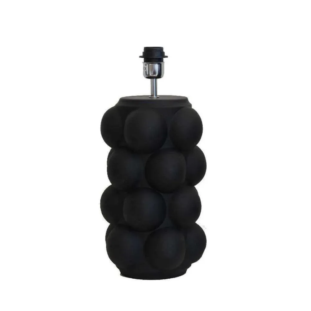 Bubbles Lampfot XL Mattsvart