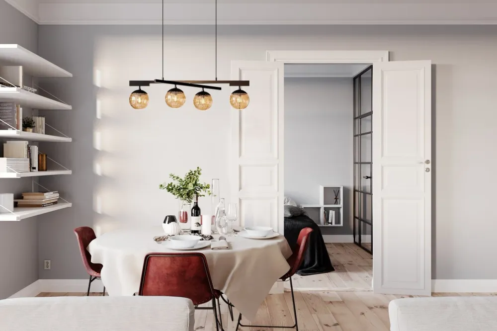 Daylight Spectrum Labelle taklampa svart/amber