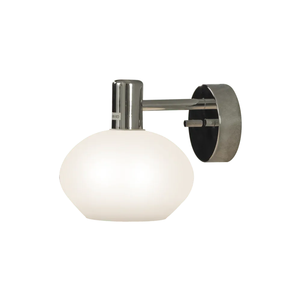 ELBA vägglampa bad 1:, krom
