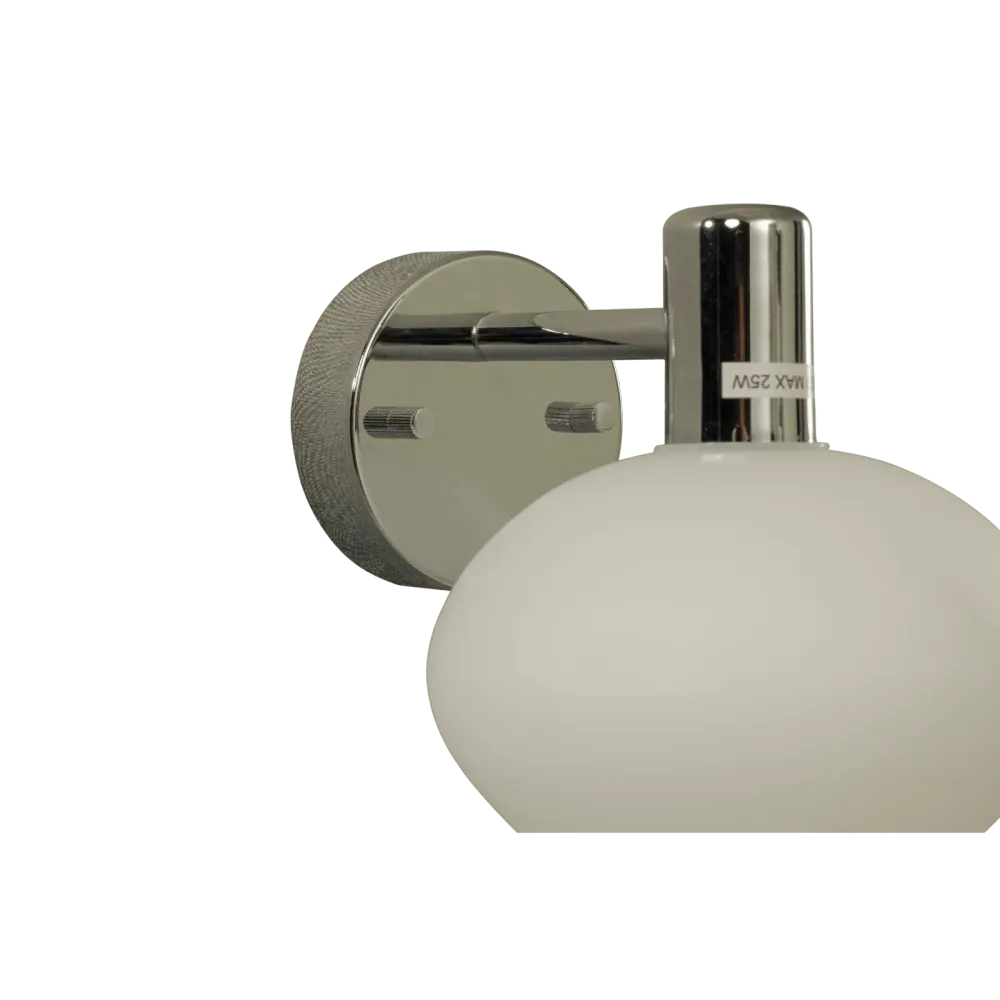 ELBA vägglampa bad 1:, krom