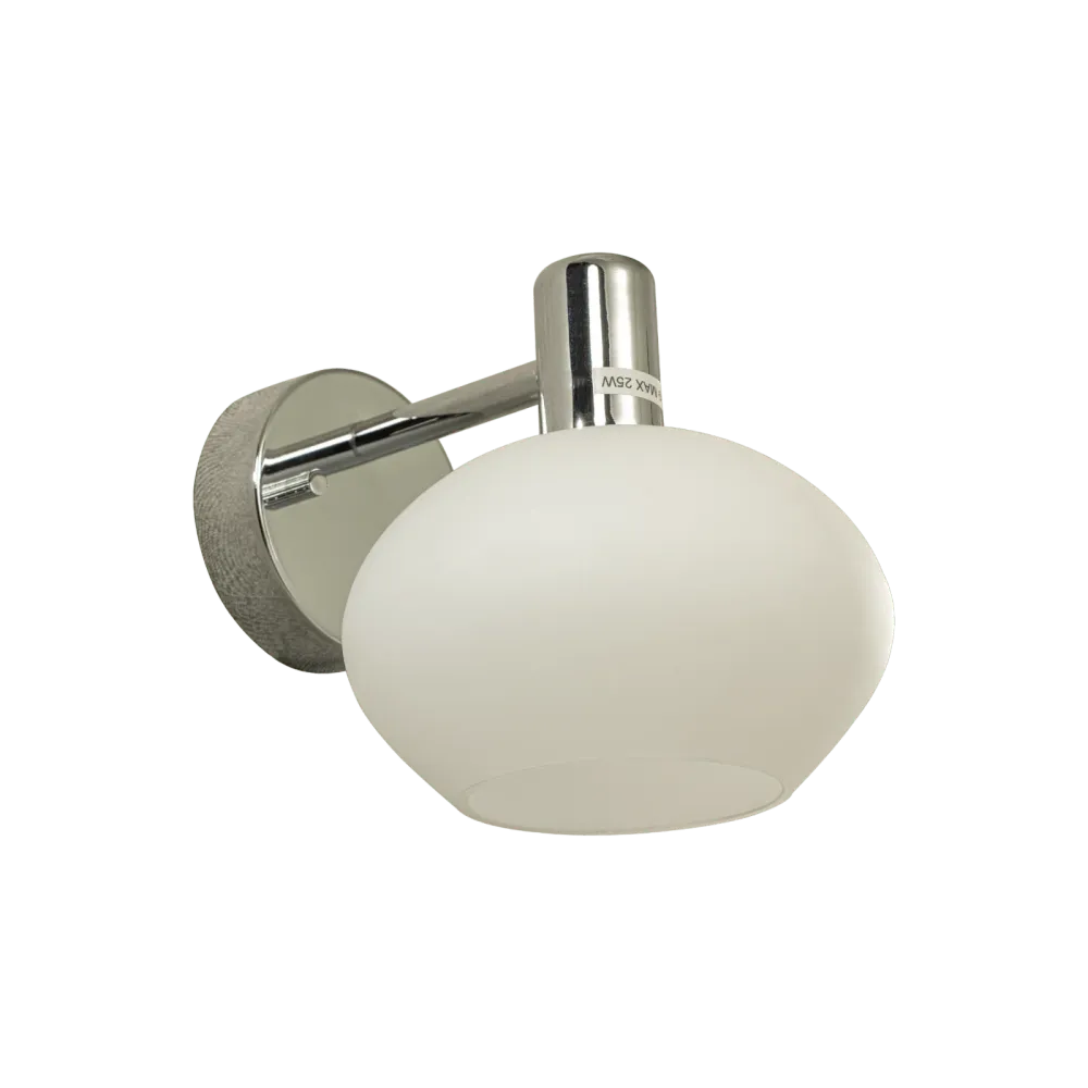 ELBA vägglampa bad 1:, krom