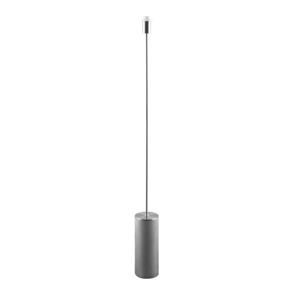 Golvlampa Rib Textured Stål Warm White 2700K