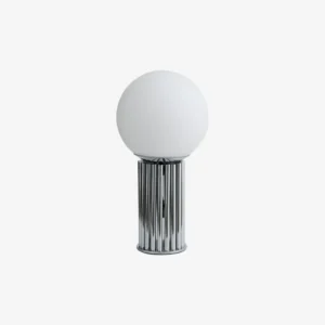 HERMOD Bordslampa - blank metall finish