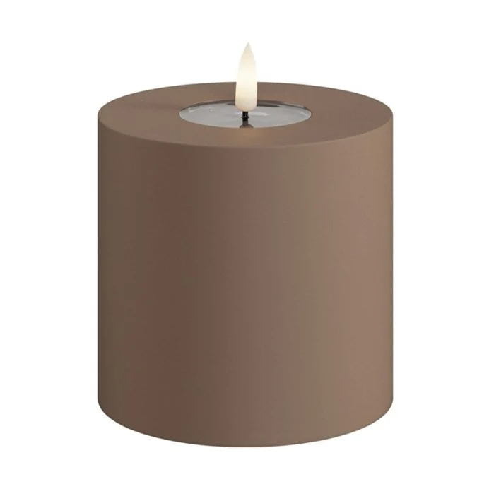 LED Blockljus Utomhus Mocca 10x10 cm