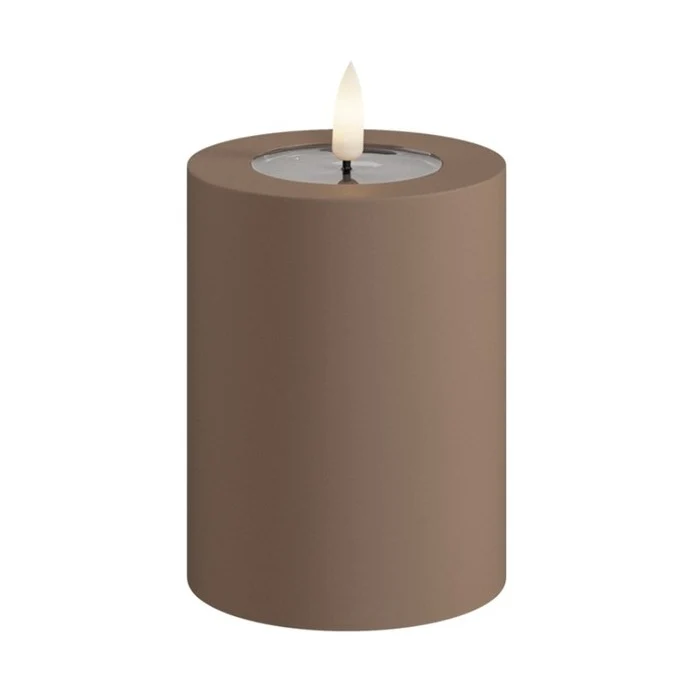 LED Blockljus Utomhus Mocca 7,5x10 cm