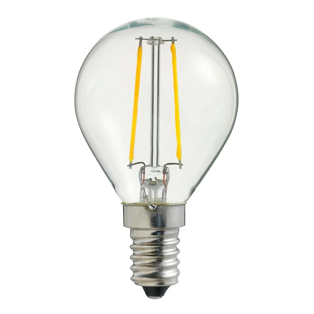 Ljuskälla E14 LED Filament Klot Kristall 1W