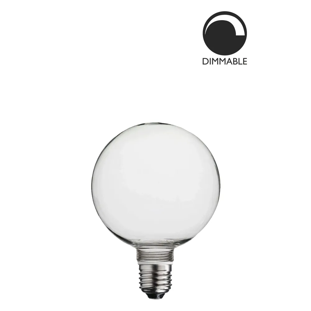 Ljuskälla E27 Glob 100 mm Tydlig Exkl. Ljuskälla