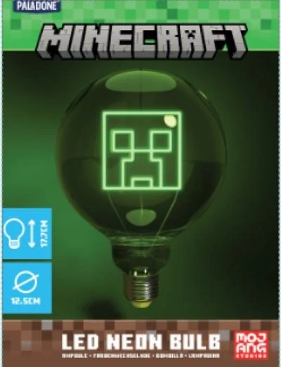 MINECRAFT - Creeper - LED Neon Bulb | 800 Lumens