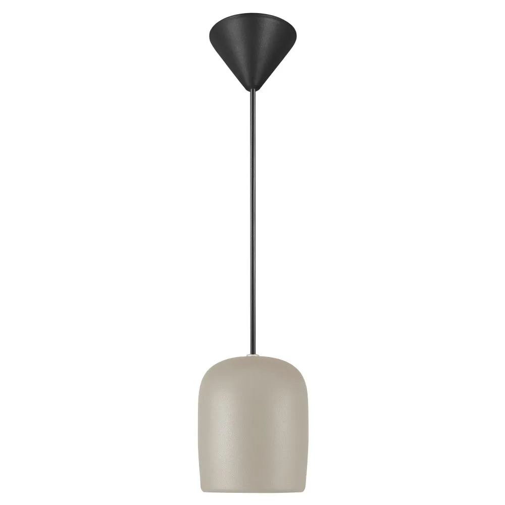 Notti Avlång 10 cm Taklampa Grå