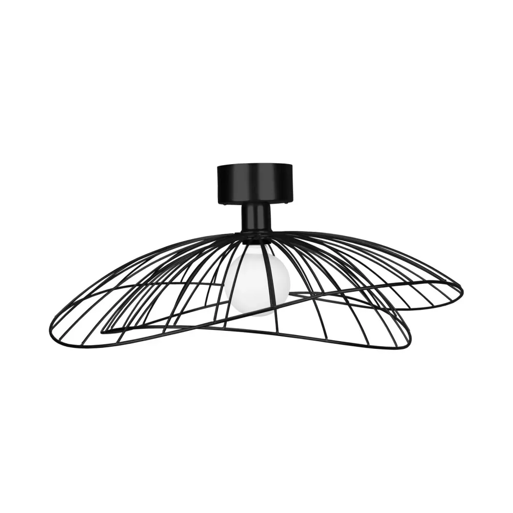 Plafond/Vägglampa Ray Kolsvart