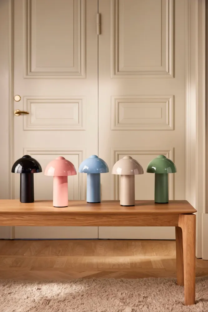 Portabel Bordslampa Buddy IP44 Blush