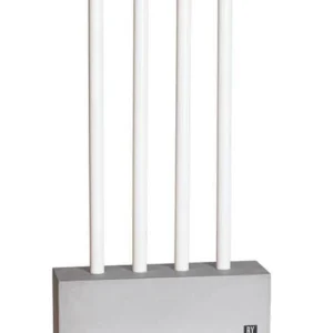 Raw Fjäderlätt bordslampa/ljusstake betong