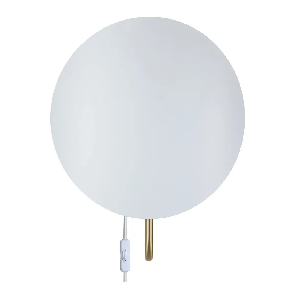 Spargo Vägglampa Vit/Mässing