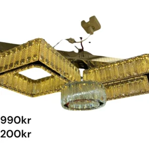 Taklampa led guld/silver Long Lifespan