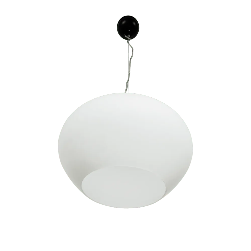 Varmvit BELL taklampa 35cm, svart/vit