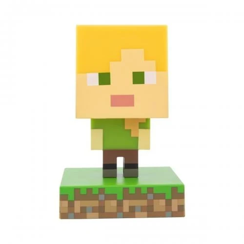 Varmvit MINECRAFT - Alex - Ikonlampa 10 cm