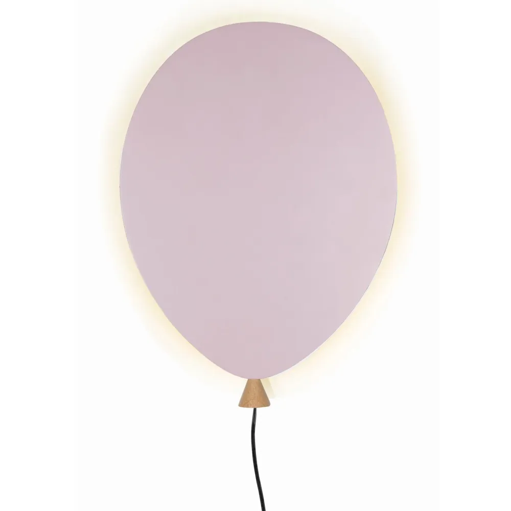 Vintage Style Vägglampa Balloon Rodnad