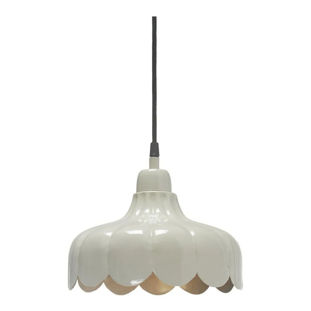Wells Fönsterlampa Beige/guld 24cm