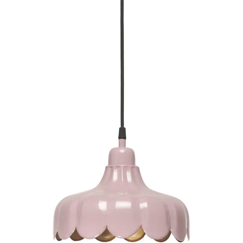 Wells Fönsterlampa Rosa/guld 24cm