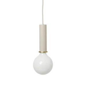 Socket Pendant High - Bärbar Grey On/Off Switch
