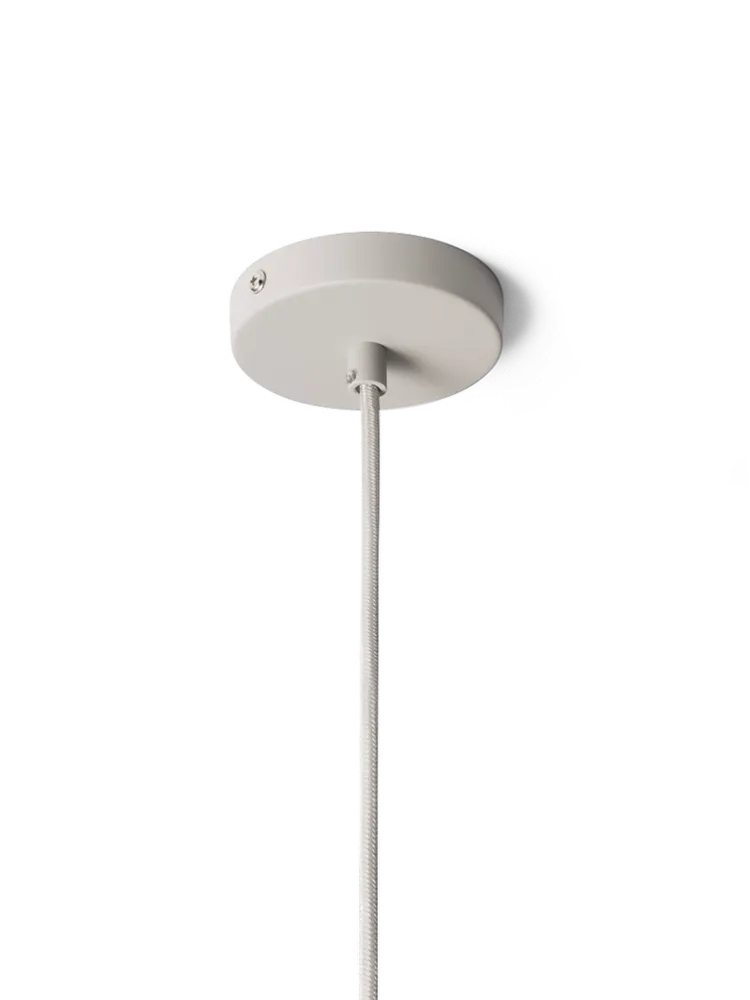 Vädersäker utomhus Socket Pendant Low - Fjäderlätt Grey