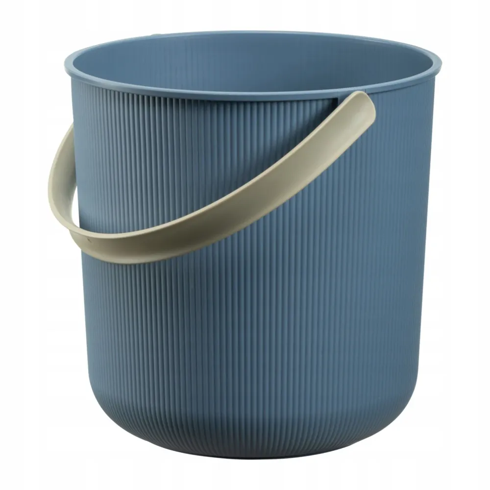 Akita Plast Team hink med handtag, färg safir, kapacitet 10L, diameter 24cm, återvunnet material, 60810805
