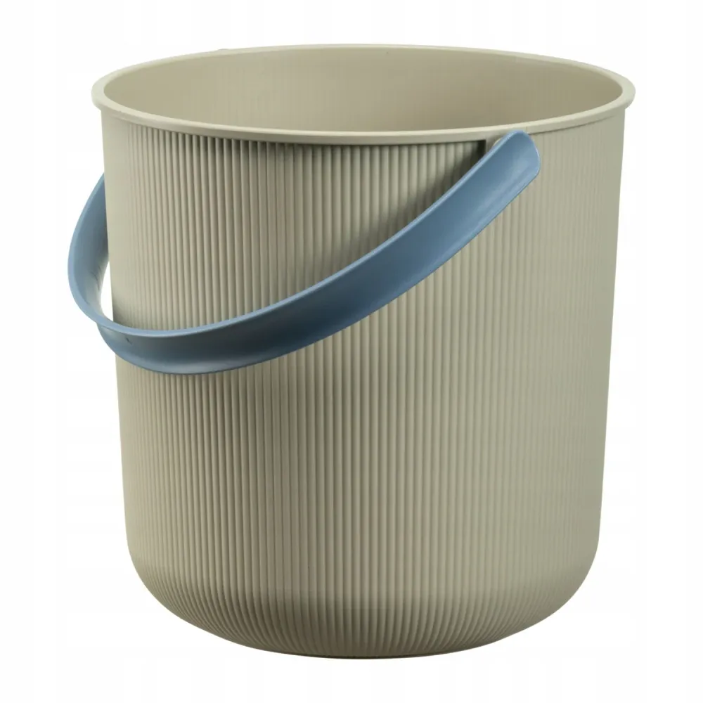 Akita Plast Team hink med handtag, Färg ecru, kapacitet 10L, diameter 24cm, återvunnet material, 60810807