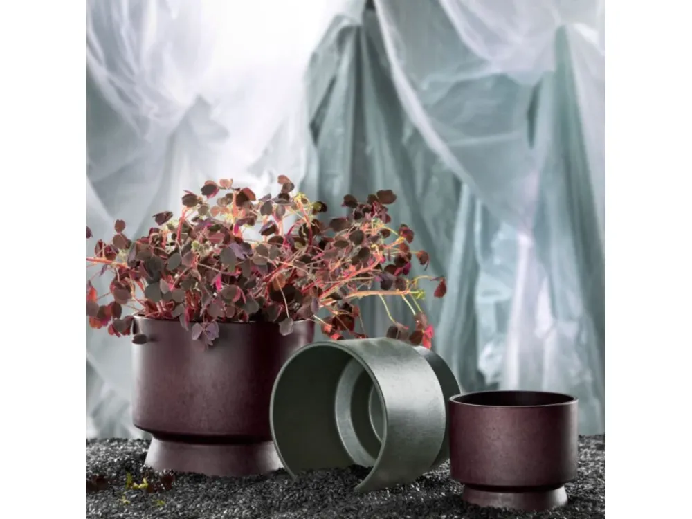 Rosendahl Blomkruka RECYCLED 19 cm, vinröd