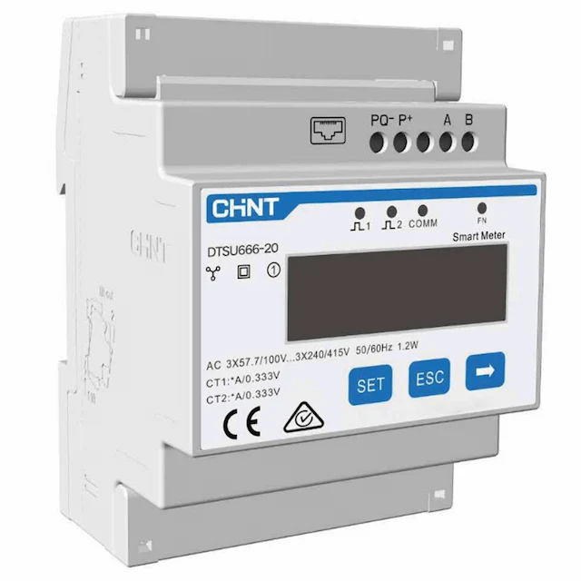 Elmätare - Sungrow 3 Phase Meter DTSU666-20 2CT Solution