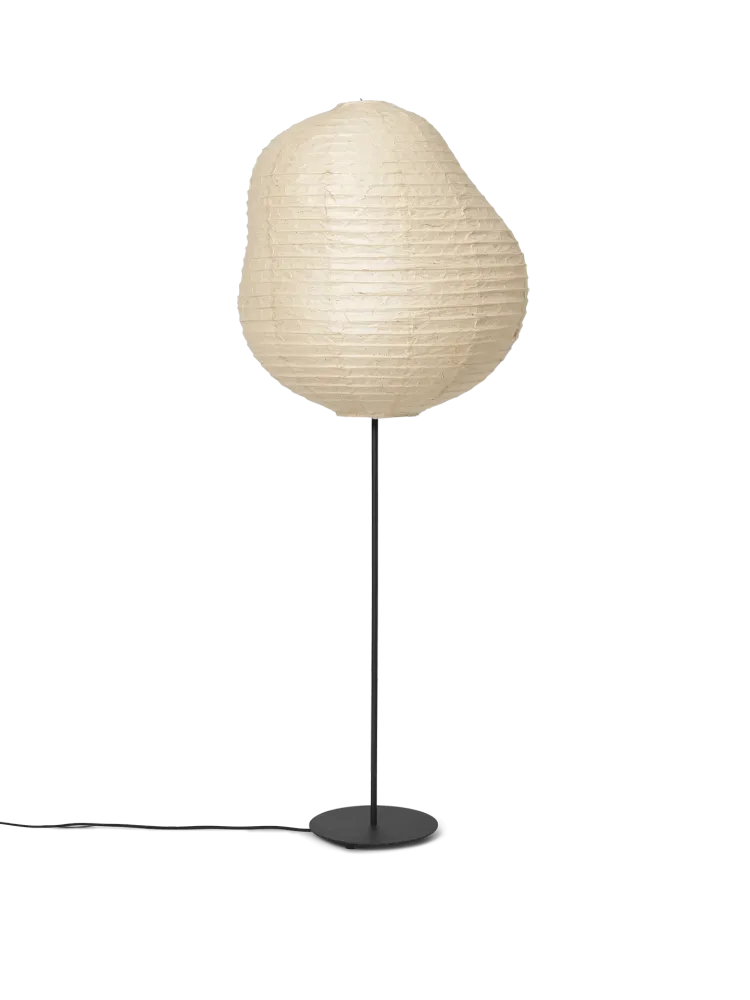 Kurbis Floor Lamp - Extended - Black/Natural Motion Sensor