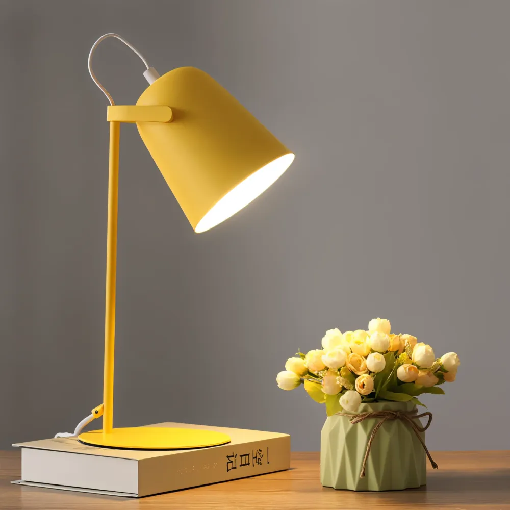 Hygge – Färgglad Bordslampa i Skandinavisk Design Rosa